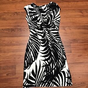 Cache Black and White Dress, size 2
